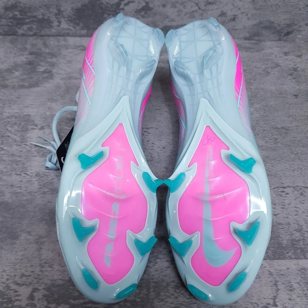 NIKE Zoom Mercurial Superfly 10 Elite FG Prism Pack Mens 12 Blue Pink FQ1454 301